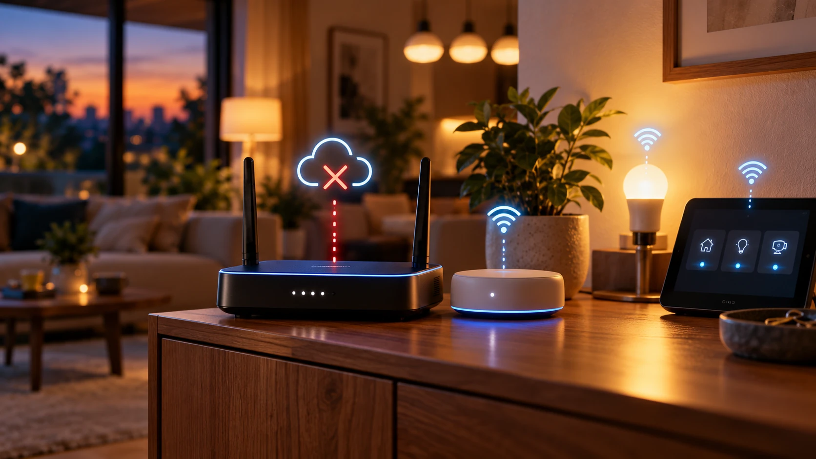 Casa inteligente funciona sem internet?