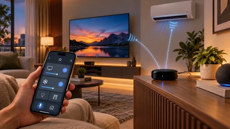 Controle Remoto Universal Inteligente: Como Funciona com TV, Ar-Condicionado e Alexa