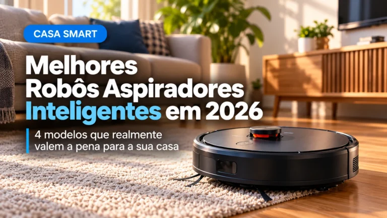 Melhores Robôs Aspiradores Inteligentes em 2026: 4 Modelos que Valem a Pena